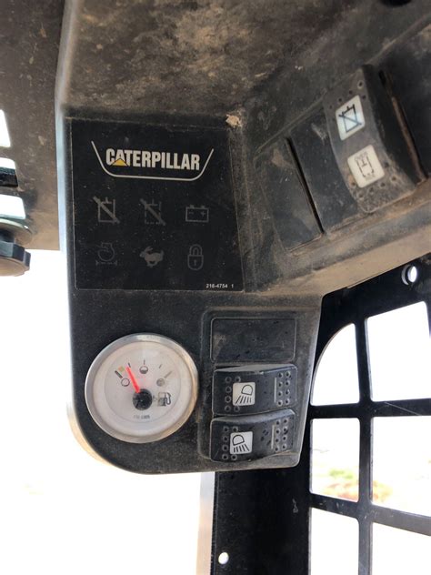 cat skid steer hour meter|high idle speed cat monitor.